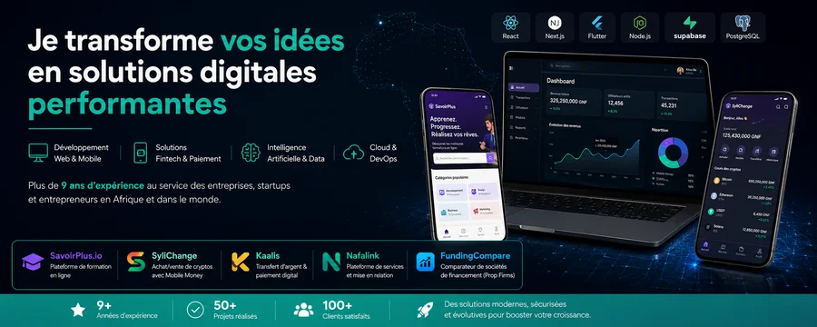 Développement d’applications Web et Mobile sur mesure